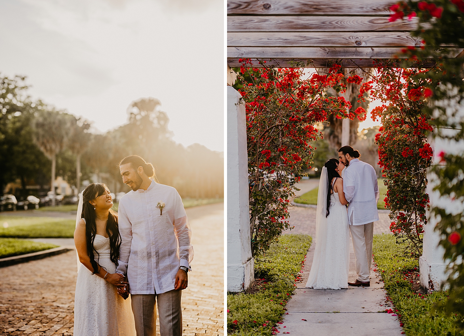sunset wedding photos st. pete 