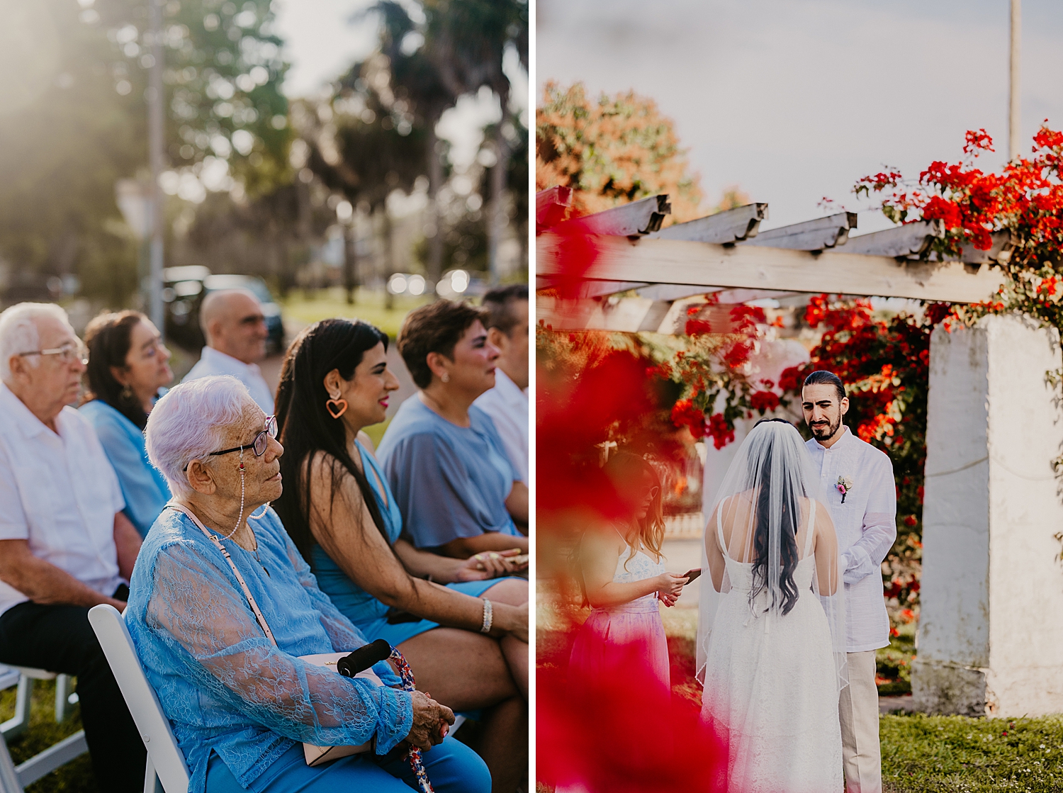 wedding ceremony Granada Terrace Park