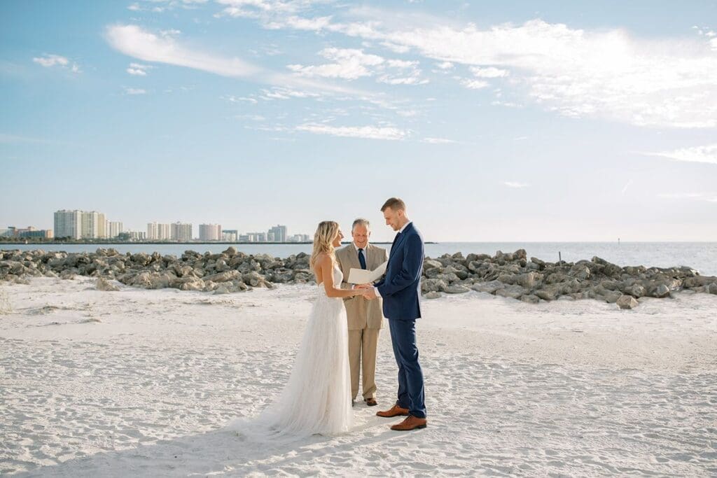 beach elopement 